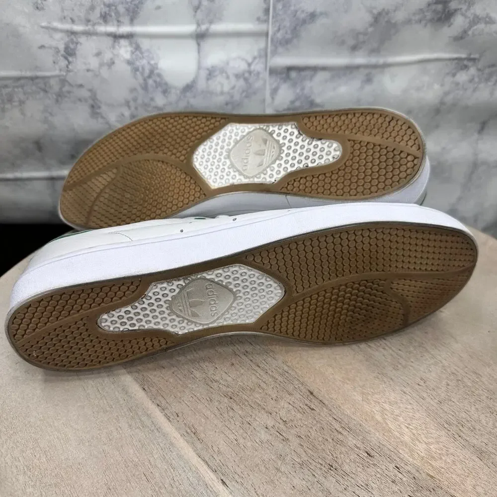 Adidas Stan Smith Men’s 11 White Green Leather Sneakers Classic Clean EVV 791002 - Picture 10 of 12